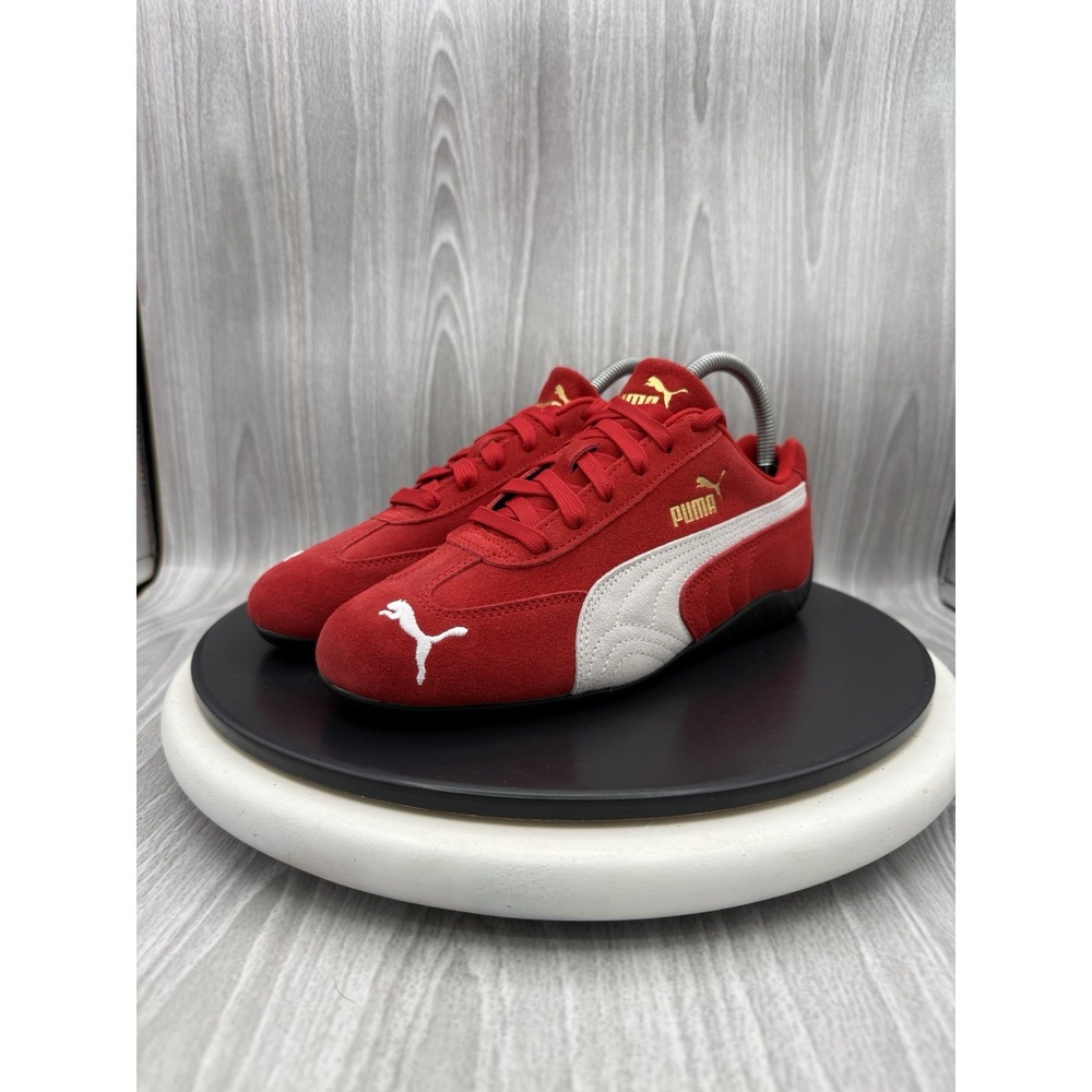 Puma Speedcat OG Youth Size 5.5 Womens 7 Red Retro Sneakers Shoes 401698-02 NEW